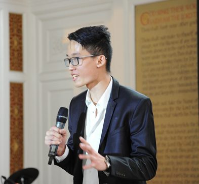 Abbey College Cambridge Model United Nations boy speaking