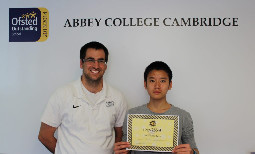 Abbey College Cambridge Summer School Student Charles