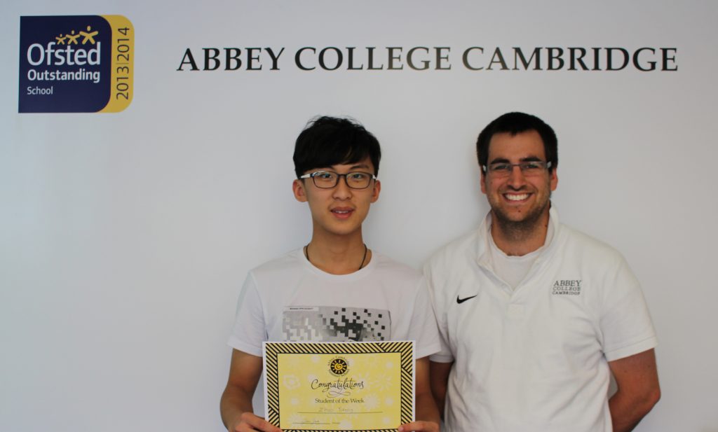 Abbey College Cambridge Summer School Student Eric