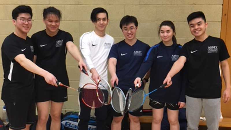 Abbey College Cambridge Badminton Team