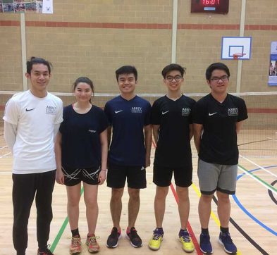 Badminton team