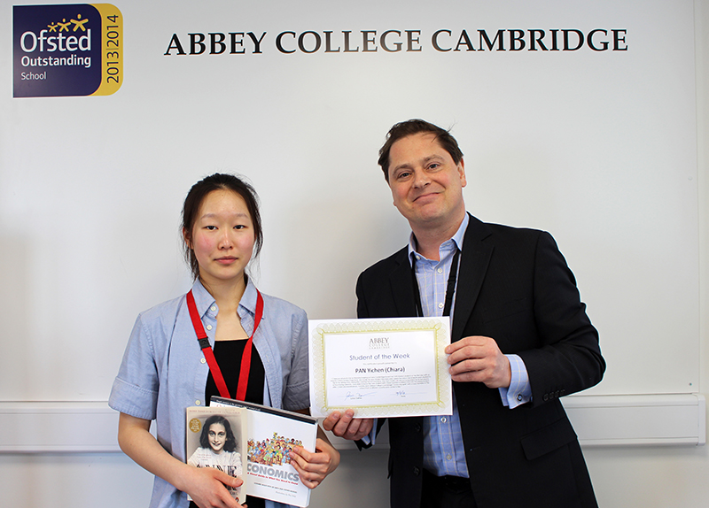 Abbey Cambridge Student of the Week