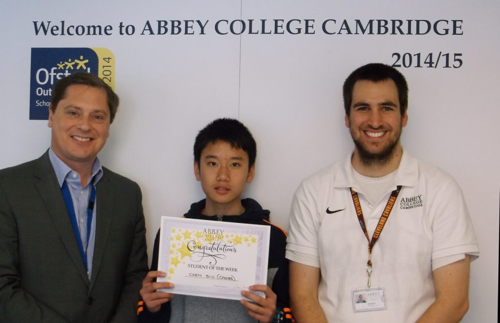 Abbey College Cambridge GCSE Student Charles