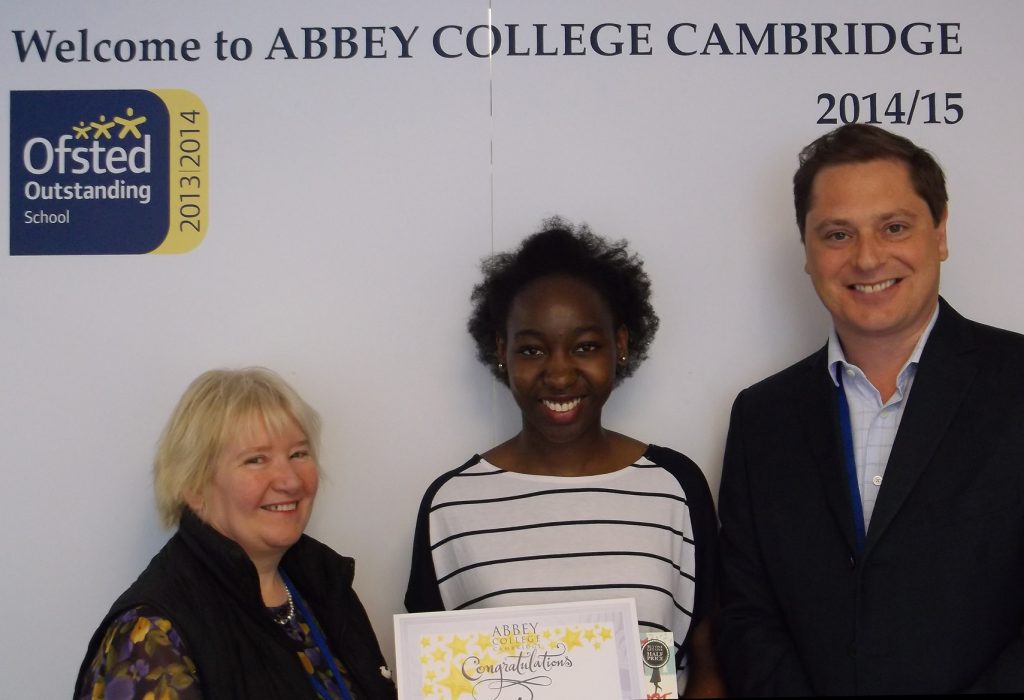 Abbey College Cambridge A level student Kapampa