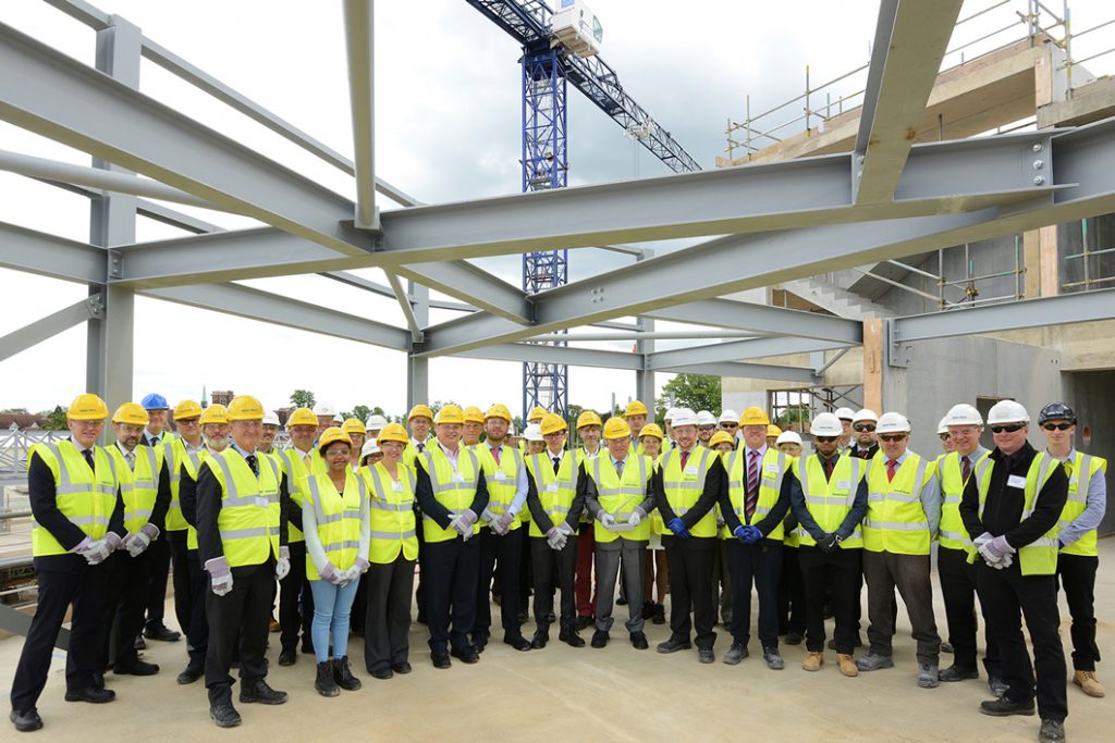 Abbey College Cambridge New Campus Topping Out Ceremony
