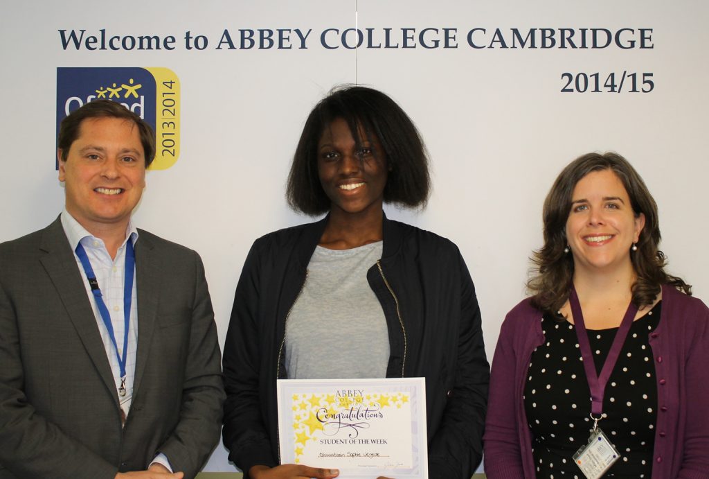 Abbey College Cambridge A Level Student Sophie