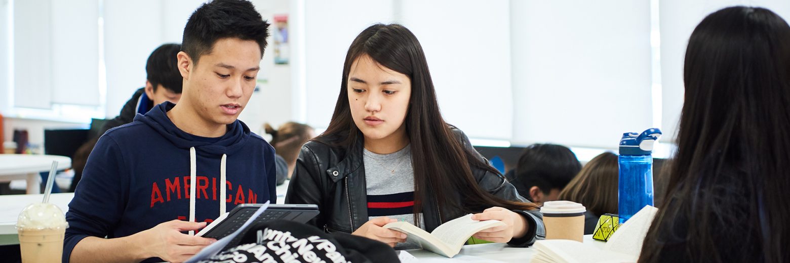 abbey College Cambridge students revising