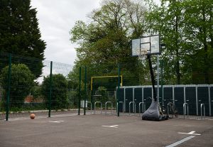 Orchard House Basketball Court and Secure Bicycle Storage