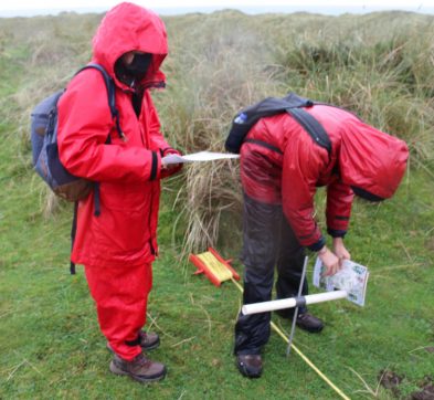 pupils setting up equipment