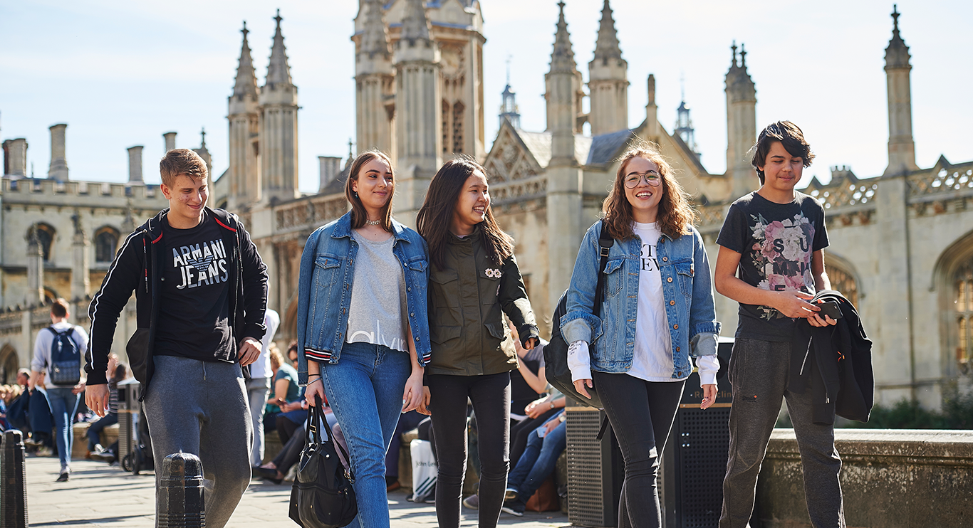 Abbey College Cambridge Students Exploring Cambridge City Centre