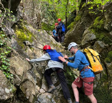 Group4 Gorge Scramble Rock Climb