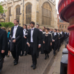 University Of Cambridge Students In Formal Dress