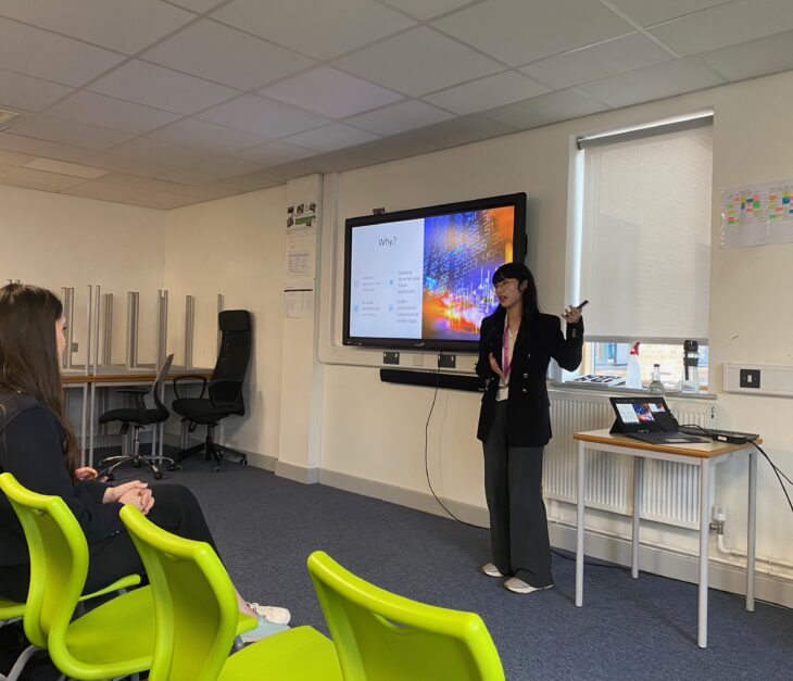 Former Student Sonya Delivers Banking and Finance Talk