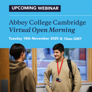 Abbey College Cambridge Virtual Open Morning, 18th November 2025