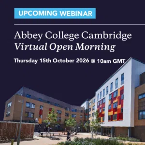 Abbey College Cambridge Virtual Open Morning 15th October 2026