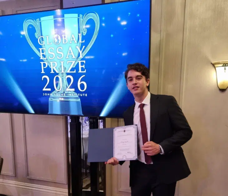 Year 12 Student Earns International Recognition in John Locke Global Essay Prize